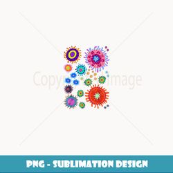 ropical Zoanthid Saltwater Flower Polyp Coral Reef Pattern - PNG Transparent Sublimation File
