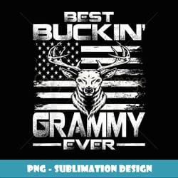 usa flag best buckin' grammy ever deer hunting - vintage sublimation png download