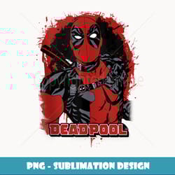 marvel deadpool splatter logo background - exclusive sublimation digital file