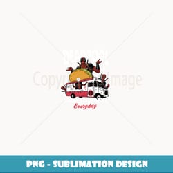 marvel deadpool taco tuesday everyday - sublimation-ready png file