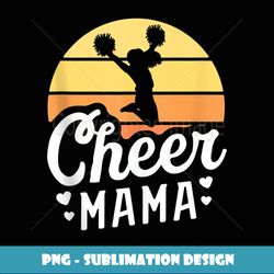 Retro Cheer Mama Cheerleader Mom Gifts Cheer Mom - Modern Sublimation PNG File