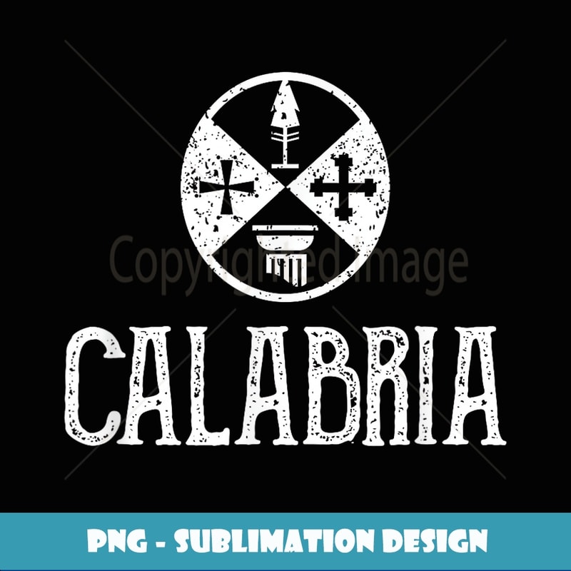Love Italy Calabria Flag Calabrese Pride - Premium Sublimation Digital Download