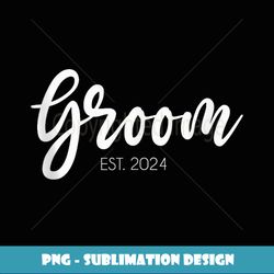 Mens Wedding Matching Gifts Groom Est. 2024 Groom Gift - Stylish Sublimation Digital Download