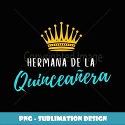 quinceanera hermana sister turquoise theme 15 party quince - vintage sublimation png download