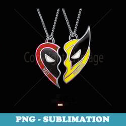 marvel deadpool & wolverine come together friendship - vintage sublimation png download