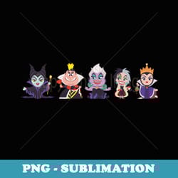 disney villains kawaii chibi evil queens - exclusive png sublimation download