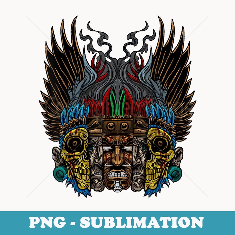 Inca Maya Aztec Skull Skeleton Idea - Aesthetic Sublimation | Inspire ...
