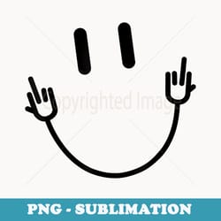 power socket smile middle finger hand icon meme electrician - elegant sublimation png download