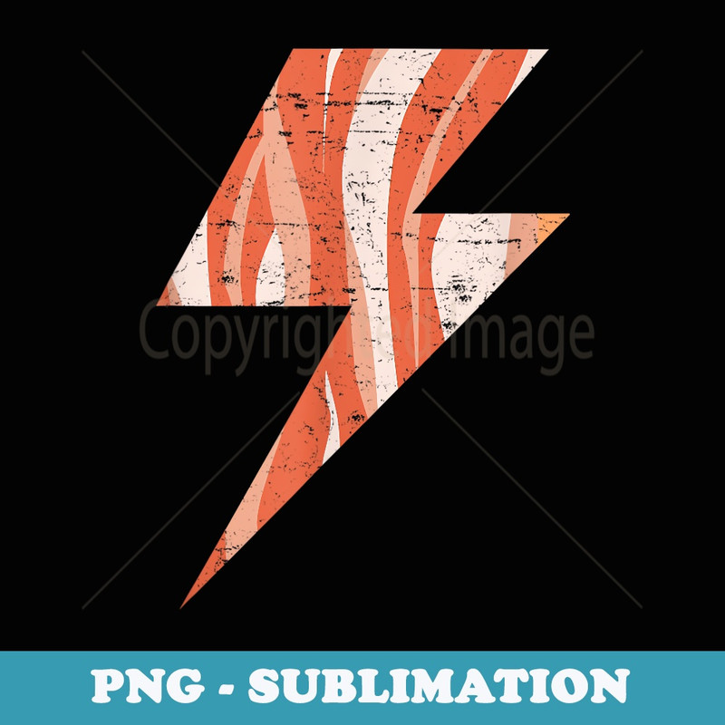 Bacon Lightning Bolt Keto Diet shocking T - Special Edition Sublimation PNG File