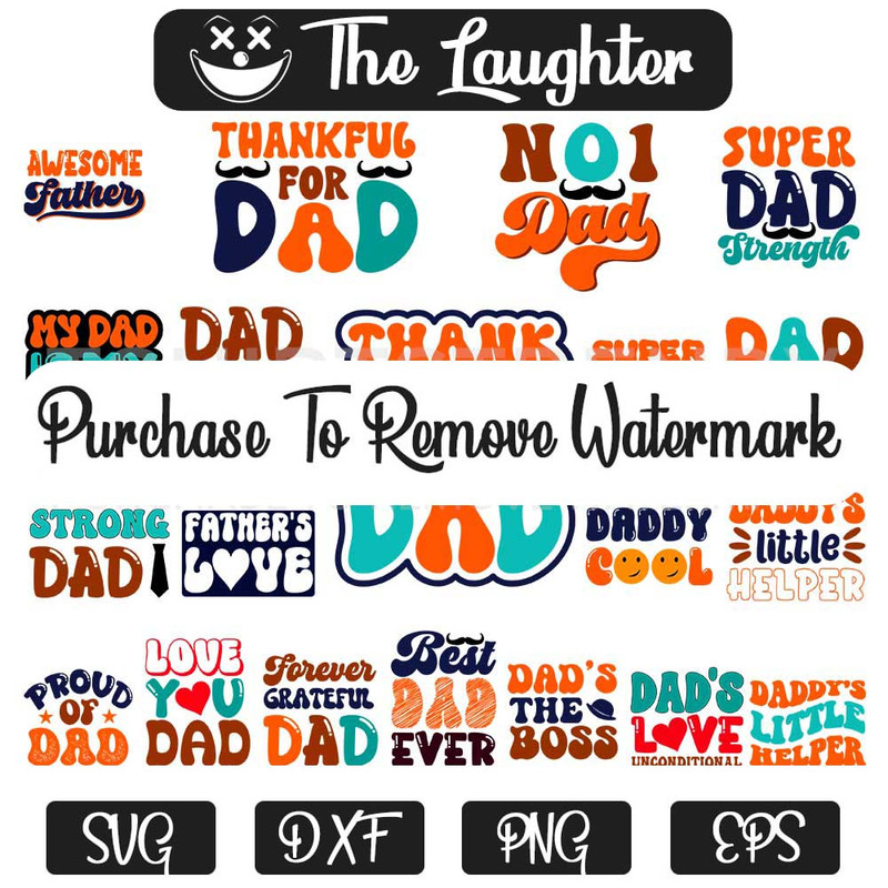Retro Dad Colorful Bundle Svg, Awesome Father Svg.jpg