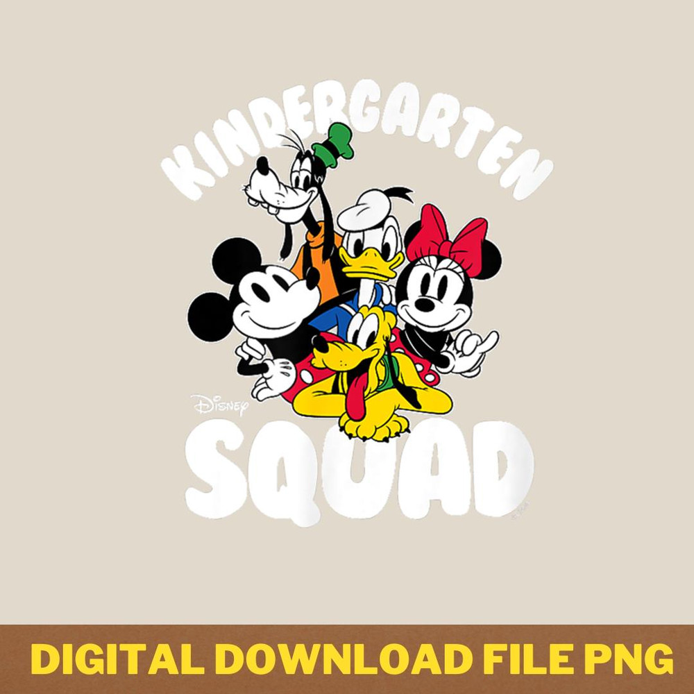 Disney Mickey Minnie Donald Goofy Pluto Kindergarten Squad.png PNG, Disney Pluto PNG, Disney Pluto Digital Png Files_T-Shirt_File PNG.jpg