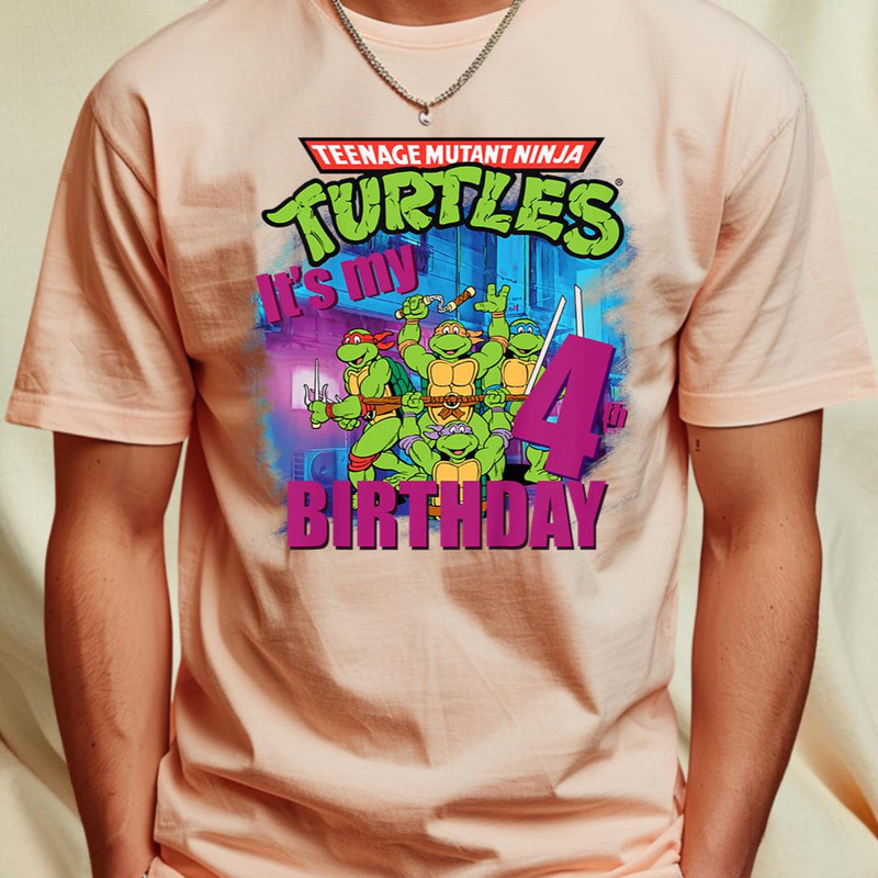 Mademark x Teenage Mutant Ninja Turtles - Kids Original Teenage Mutant Ninja Turtles Fourth Birthday_T-Shirt_File PNG.jpg