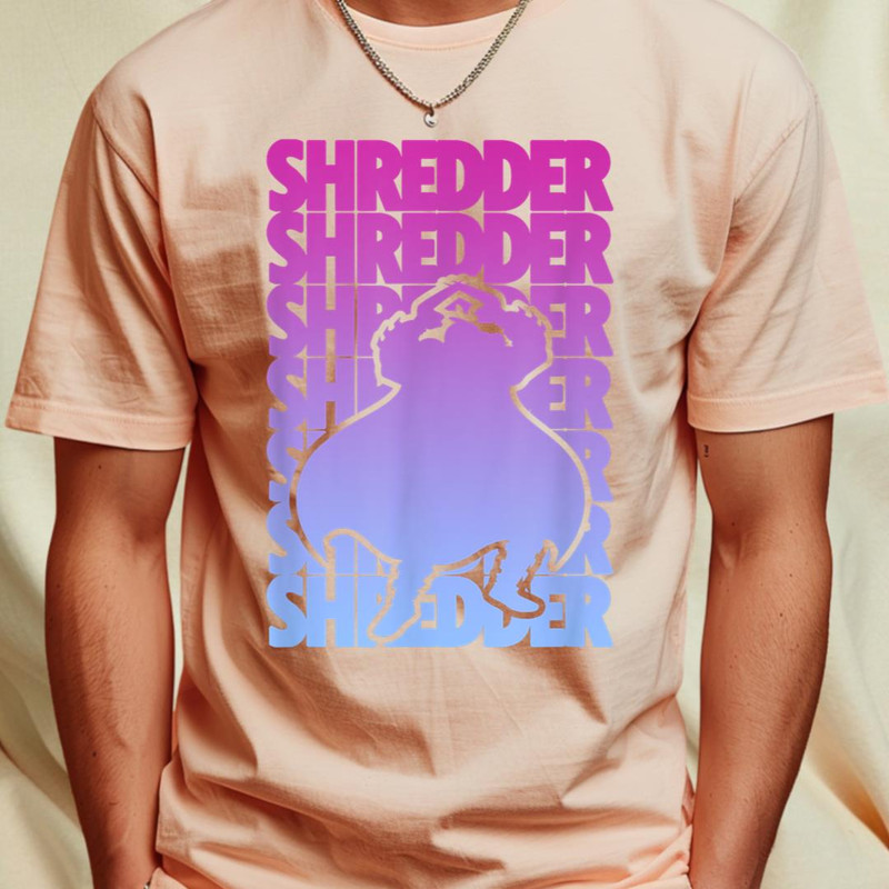 Mademark x Teenage Mutant Ninja Turtles - Shredder - Gradient Silhouette T-Shirt 176_T-Shirt_File PNG.jpg