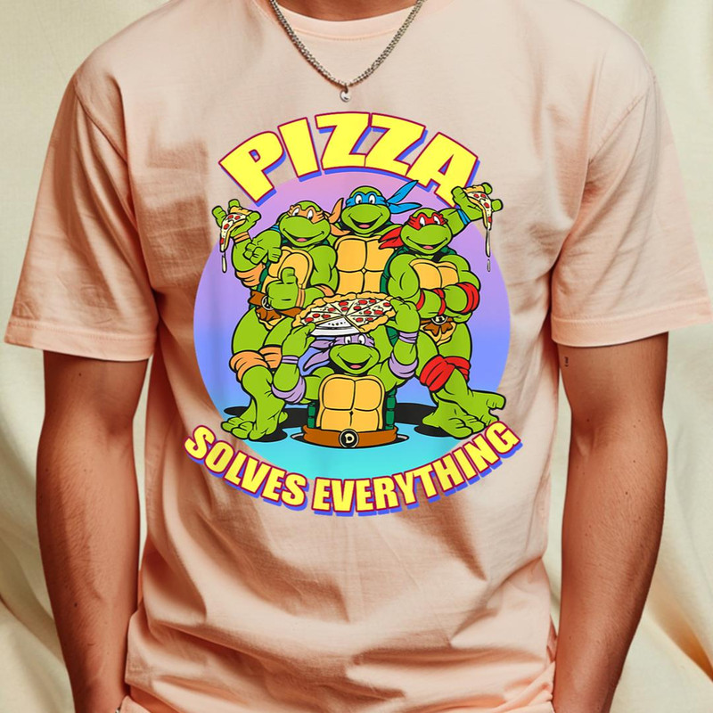 Mademark x Teenage Mutant Ninja Turtles - TMNT - Pizza Solves Everything T-Shirt 166_T-Shirt_File PNG.jpg
