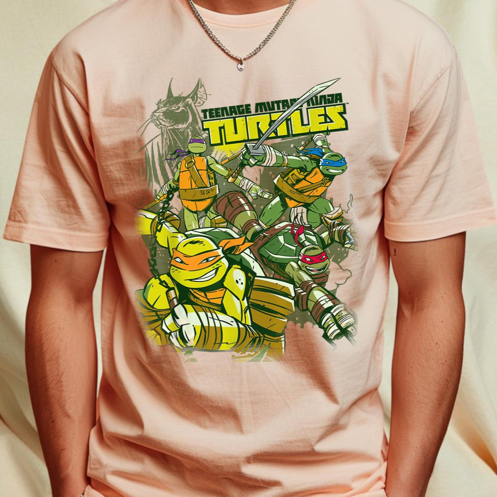 Teenage Mutant Ninja Turtles Action Happy Characters T-Shirt T-Shirt 394_T-Shirt_File PNG.jpg