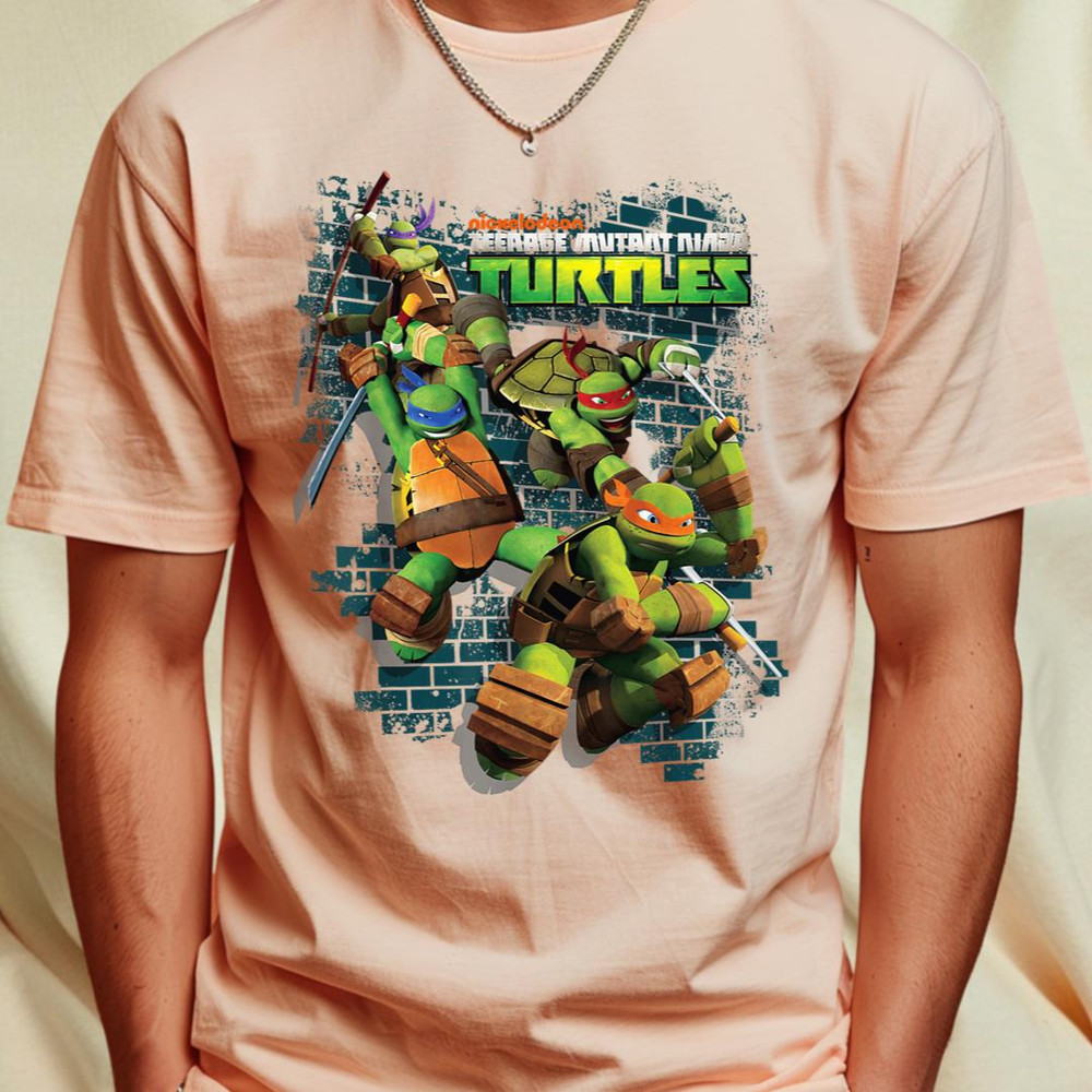 Teenage Mutant Ninja Turtles Action Leap Graphic T-Shirt T-Shirt 190_T-Shirt_File PNG.jpg