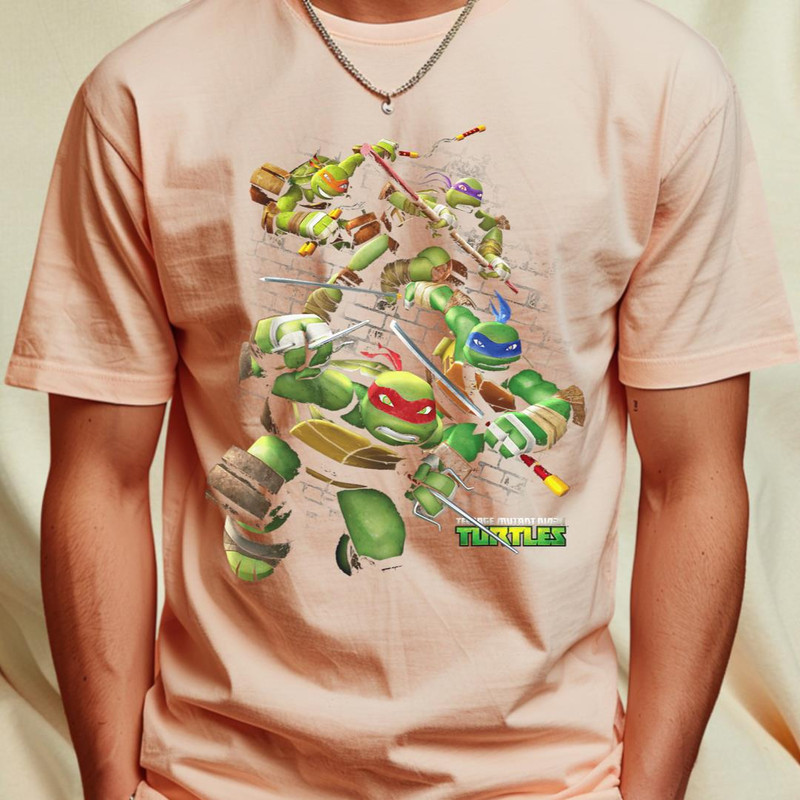 Teenage Mutant Ninja Turtles Action Through Bricks T-Shirt T-Shirt 192_T-Shirt_File PNG.jpg