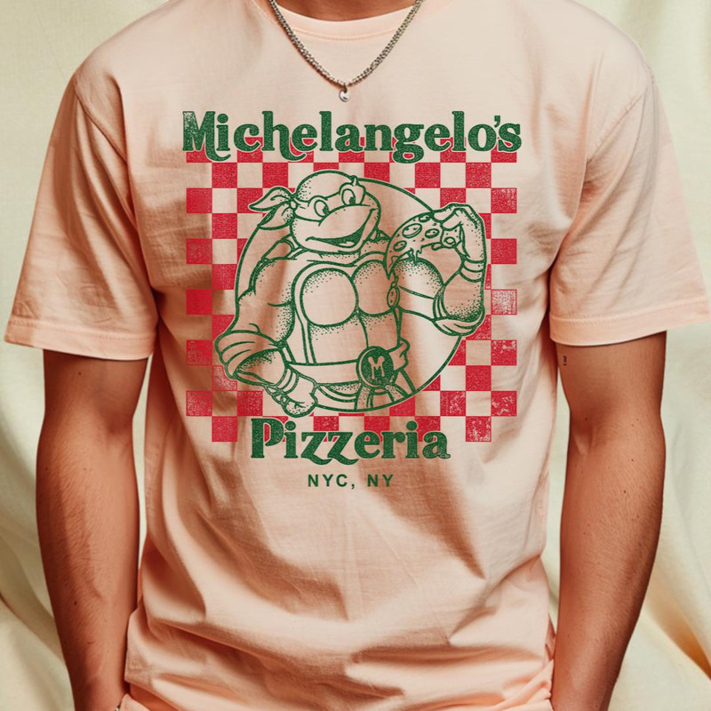 Teenage Mutant Ninja Turtles Mikeys Yummy Pizza Short Sleeve T-Shirt 97_T-Shirt_File PNG.jpg