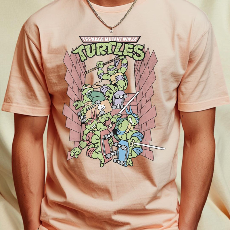 Teenage Mutant Ninja Turtles Retro Skate T-Shirt 339_T-Shirt_File PNG.jpg