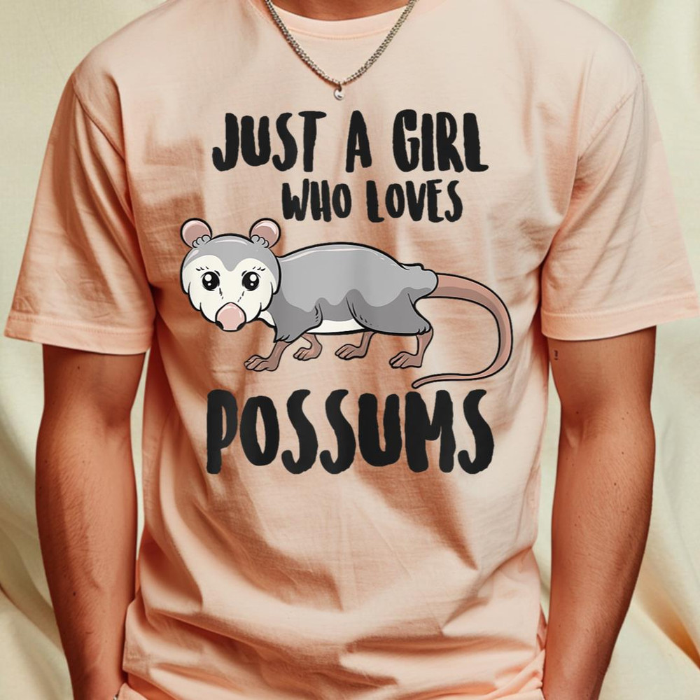 Funny Possums Girl Just a Girl Who Loves Possums T-Shirt 192_T-Shirt_File PNG.jpg