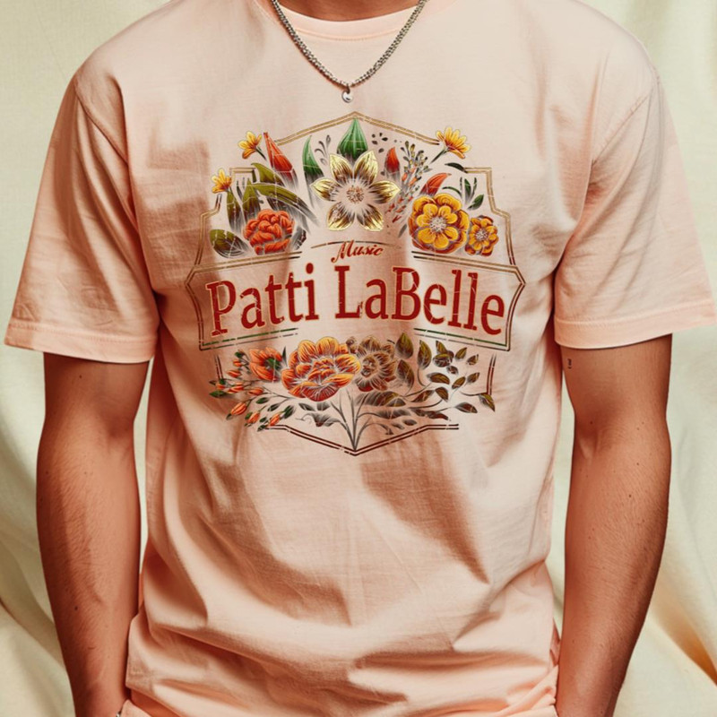Patti LaBelle Flower Vintage T-Shirt_T-Shirt_File PNG.jpg