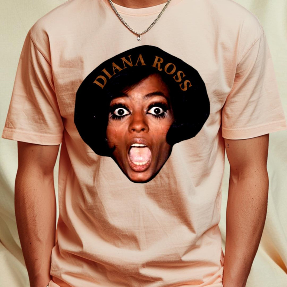 Retro diana ross head T-Shirt_T-Shirt_File PNG.jpg