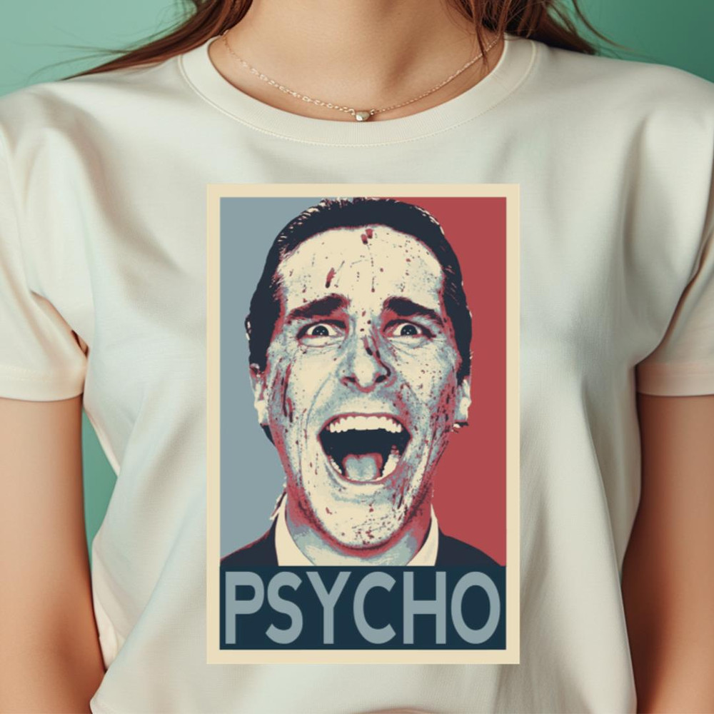 Psycho Scream Spine-Chilling Shirts PNG, American Psycho PNG.jpg