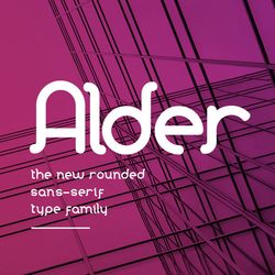 alder font