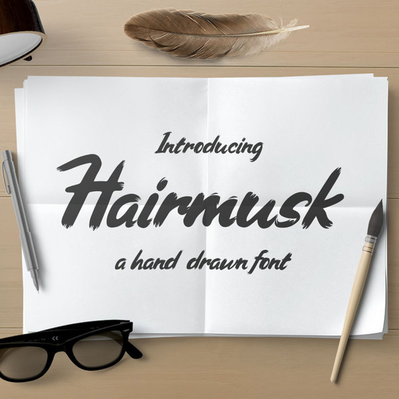 Hairmusk Font 6