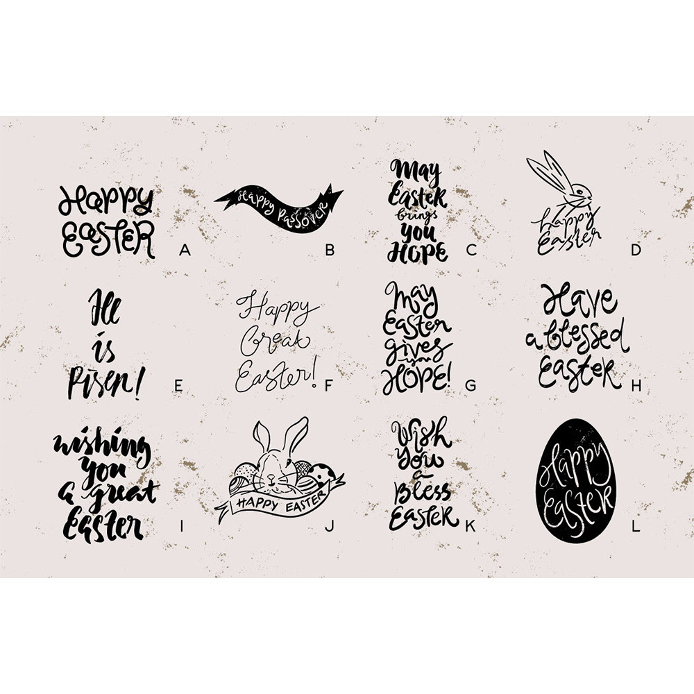 Happy Easter Dingbats Font 6