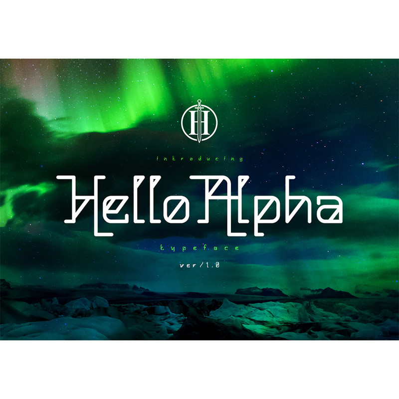 Hello Alpha Font 1