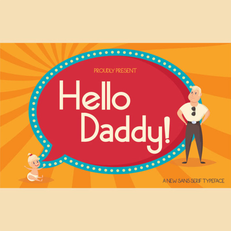 Hello Daddy Font 0