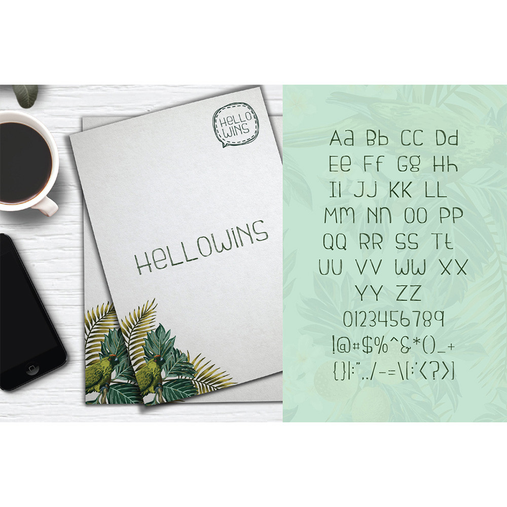 Hellowins Font 3