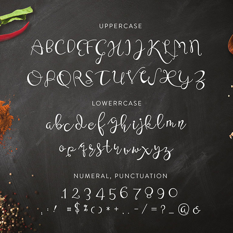 Honey Spice Script Font 6