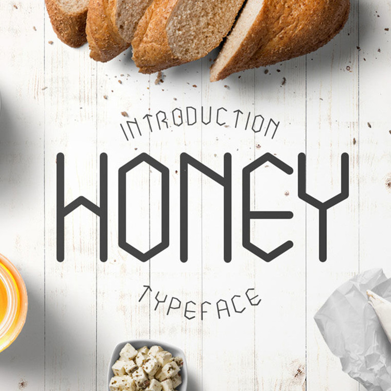 Honey Typeface Font 0
