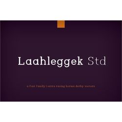laahleggek font