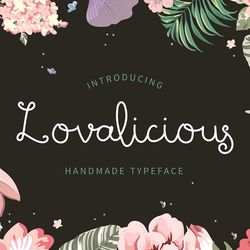 lovalicious font