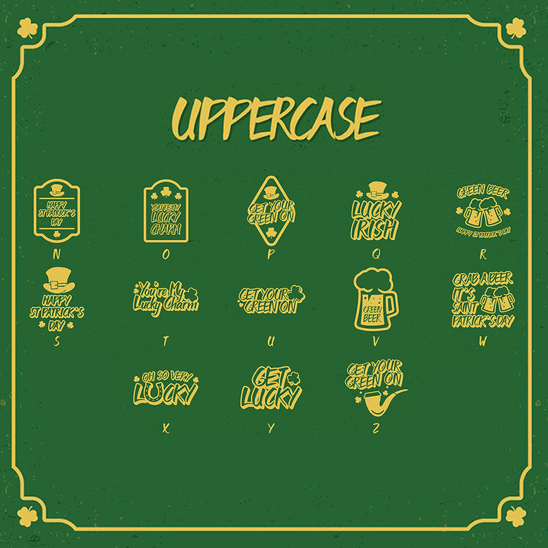 Lucky Irish Dingbats Font 1