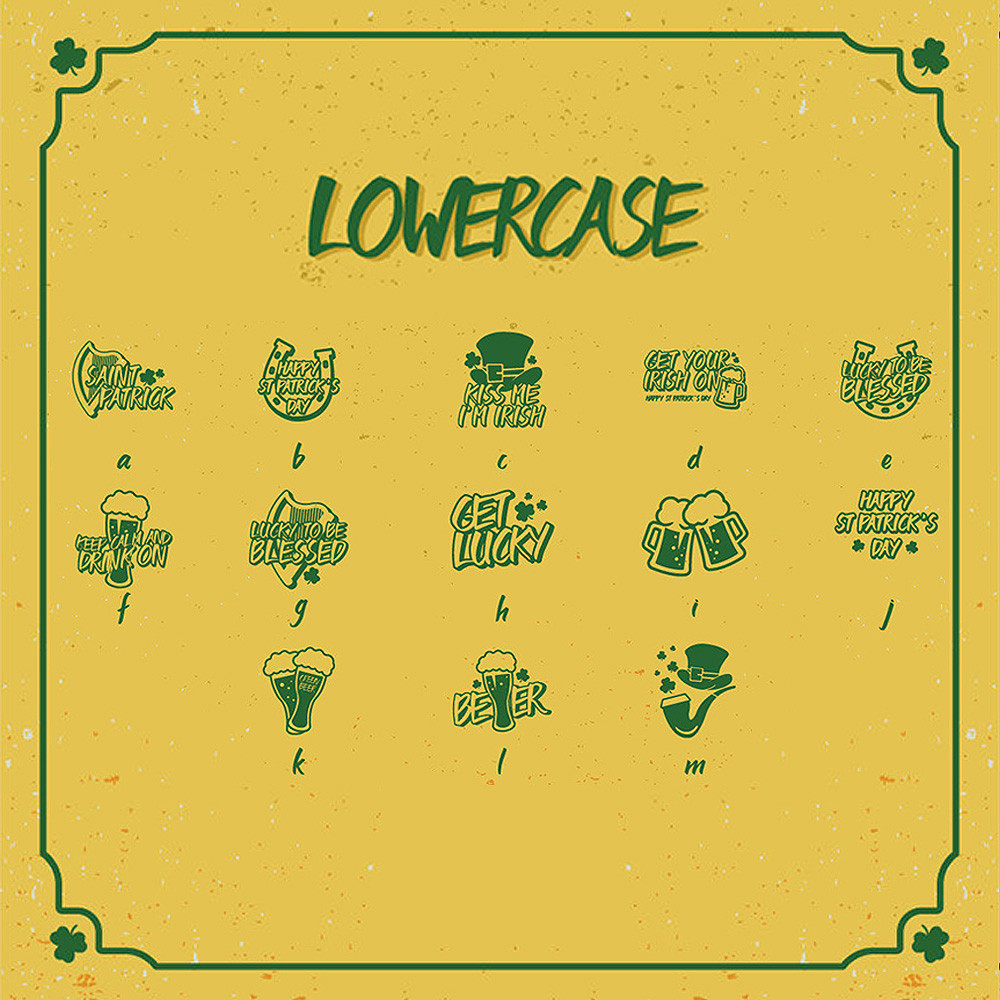 Lucky Irish Dingbats Font 2