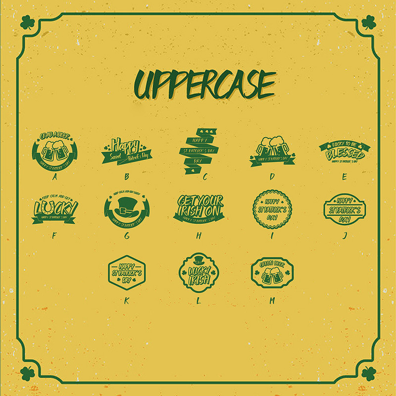 Lucky Irish Dingbats Font 4