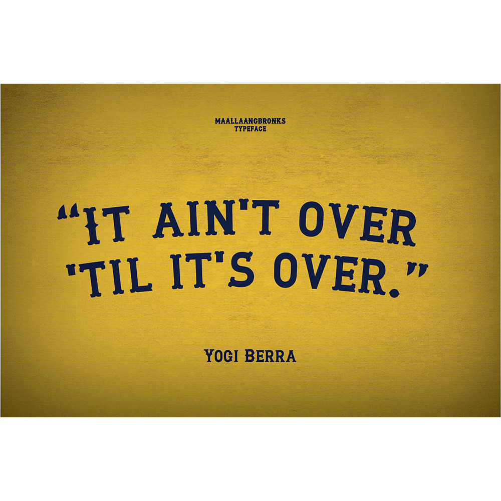 MaaLLaangBronks Font 1