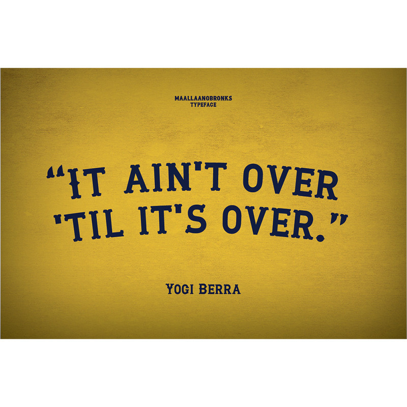 MaaLLaangBronks Font 1