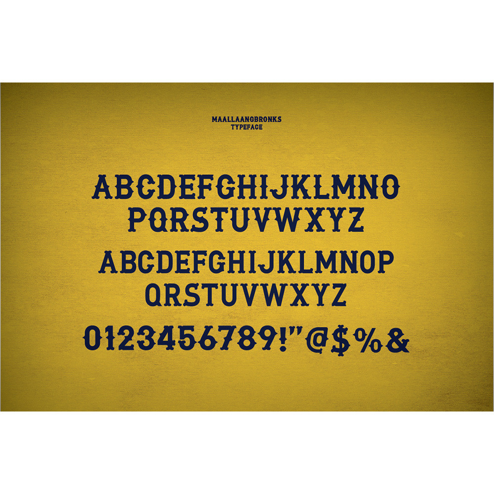 MaaLLaangBronks Font 2