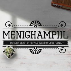 menighampiil font