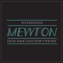 mewton font