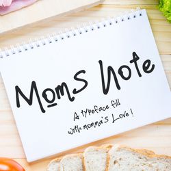 moms note font