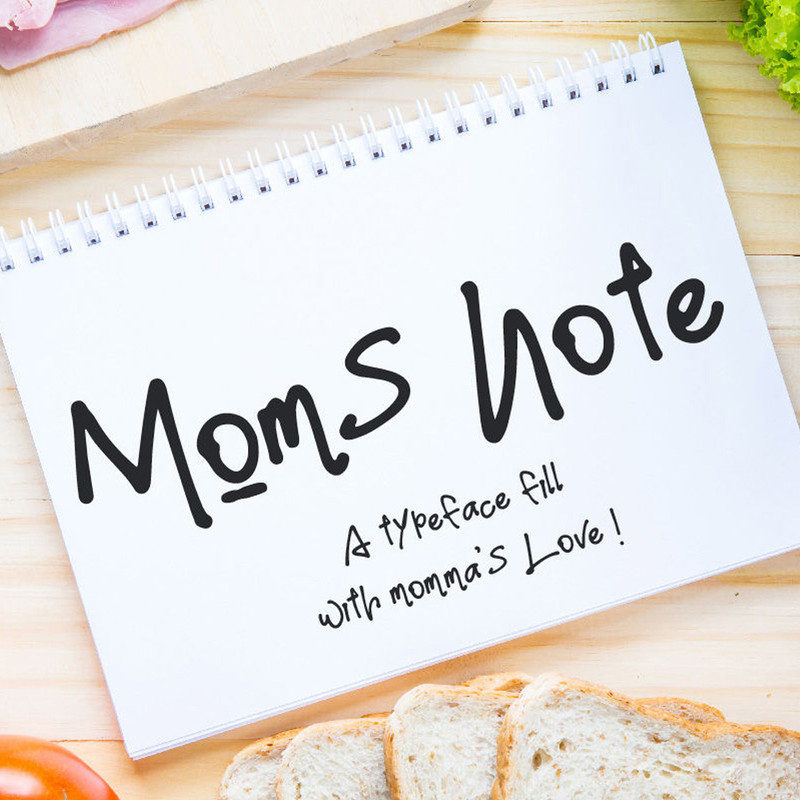 Moms Note Font 0