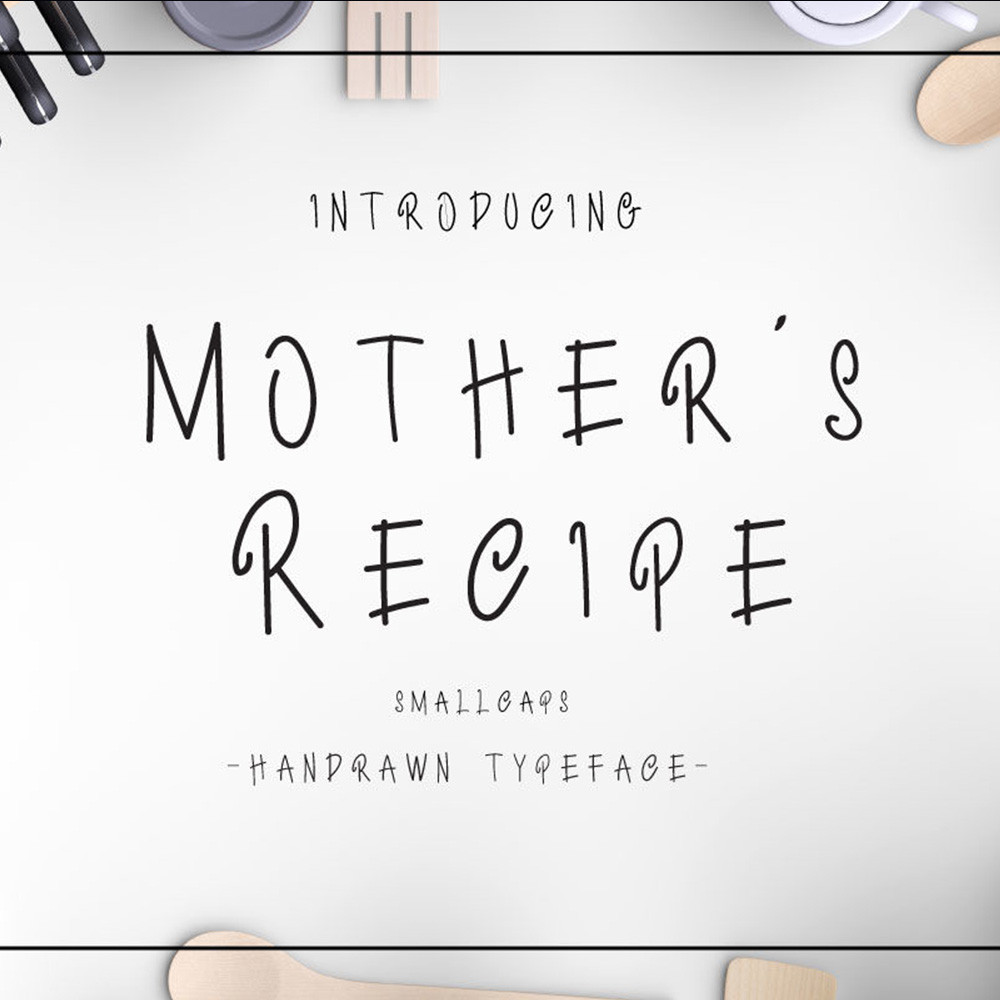 Mothers Recipe Font 0