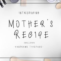 mothers recipe font