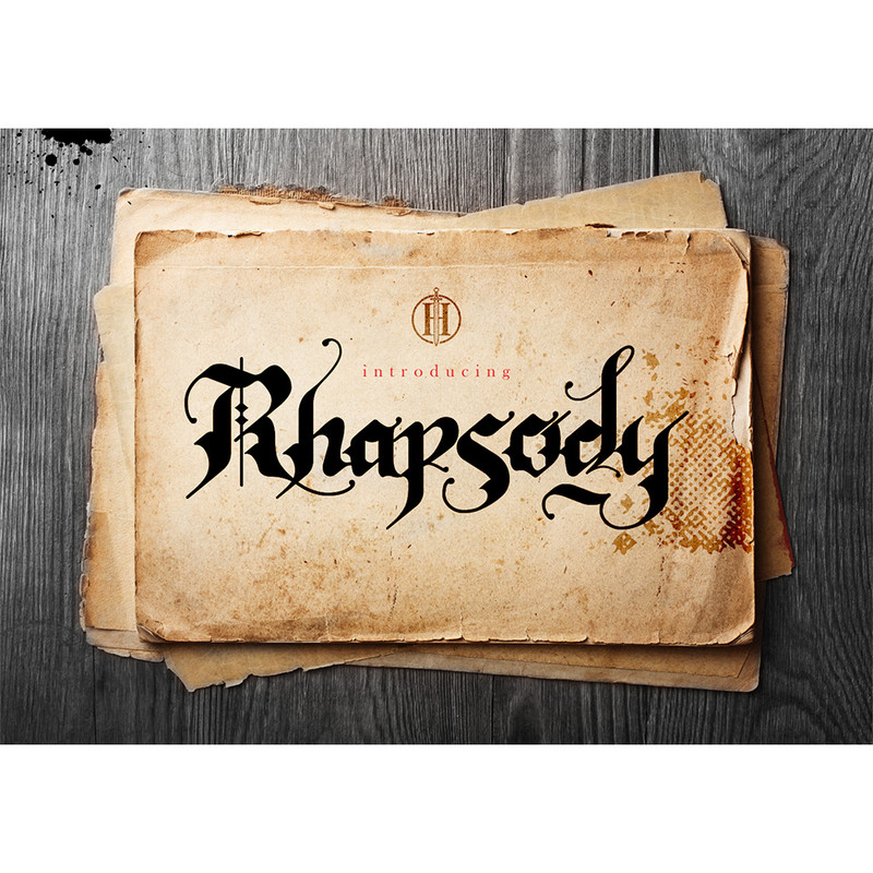 Rhapsody Font 1